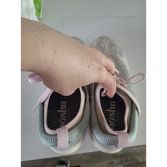 Klogs Moshn Rhythm WMS SZ 7M Shoes Orthotic Walking Blue Pink Oil Slip Resistant - Picture 11 of 12